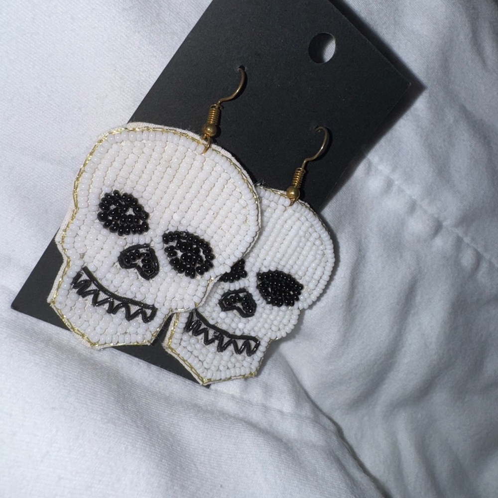Skull Beaded Earrings
